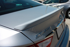 Hyundai Sonata 2010-2014 - Липспойлер на крышку багажника. (Под покраску). фото, цена
