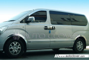 Hyundai Grand Starex 2007-2011 - Хромированные накладки на арки  к-т 4 шт. фото, цена