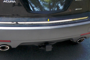 Acura MDX 2007-2012 - Хромированный молдинг на крышку багажника. (SAA) фото, цена