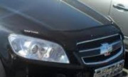 Chevrolet Captiva 2006-2012 - Дефлектор капота (мухобойка), темный, с надписью Captiva. (EGR) фото, цена