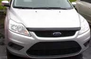 Ford Focus 2008-2010 - Дефлектор капота (мухобойка), темный, BREEZE. (EGR) фото, цена