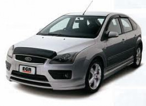 Ford Focus 2005-2007 - Дефлектор капота (мухобойка), темный. (EGR) фото, цена