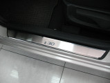 Дефлектор капота мухобойка Hyundai i30 серый