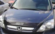 Honda CRV 2007-2009 - Дефлектор капота, темный, с надписью, EGR фото, цена