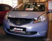 Honda Jazz/Fit 2009-2012 - Дефлектор капота, темный, с надписью, EGR фото, цена