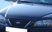 Hyundai Elantra 2000-2005 - Дефлектор капота, темный, EGR фото, цена