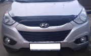 Hyundai ix35 2010-2012 - Дефлектор капота, темный, с надписью, EGR фото, цена