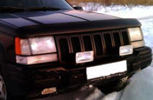 Jeep Grand Cherokee 1993-1999 - Дефлектор капота, темный, EGR фото, цена