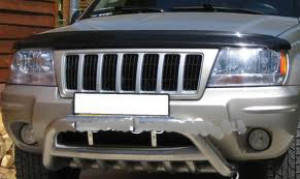 Jeep Grand Cherokee 2001-2004 - Дефлектор капота, темный, EGR фото, цена