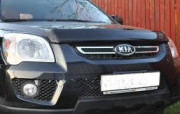 Kia Sportage 2005-2010 - Дефлектор капота, темный, EGR фото, цена