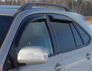 Lexus RX 2003-2008 - Дефлекторы окон, комплект 4 штуки, темные, EGR фото, цена