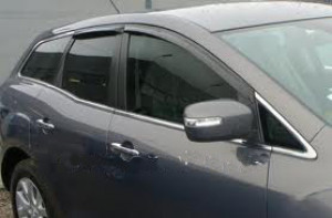 Mazda CX-7 2006-2010 - Дефлекторы окон, комплект 4 штуки, темные, EGR фото, цена