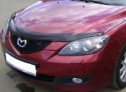 Mazda 3 2003-2009 - (h/b) - Дефлектор капота, темный, EGR фото, цена