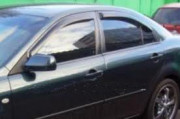 Mazda 6 2002-2007 - (h/b) - Дефлекторы окон, комплект 4 штуки, темные, EGR фото, цена