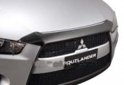 Mitsubishi Outlander 2010-2012 - Дефлектор капота, темный, EGR фото, цена