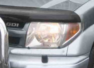 Mitsubishi Pinin 1999-2007 - Защита передних фар, прозрачная, EGR  фото, цена