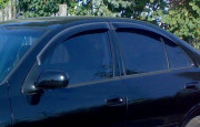 Nissan Almera Classic 2006-2012 - Дефлекторы окон, комплект 4 штуки, темные, EGR фото, цена