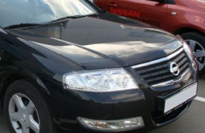 Nissan Almera Classic 2006-2012 - Дефлектор капота, темный, EGR фото, цена