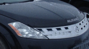 Nissan Murano 2002-2008 - Дефлектор капота, темный, с надписью, EGR фото, цена