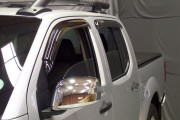 Nissan Navara 2005-2012 - Дефлекторы окон, комплект 4 штуки, темные, EGR фото, цена