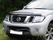 Nissan Navara 2010-2012 - Дефлектор капота, темный, EGR фото, цена