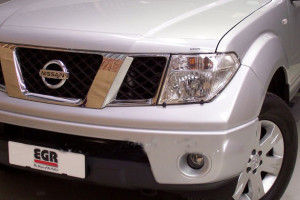 Nissan Navara 2005-2010 - Защита передних фар, прозрачная, EGR  фото, цена