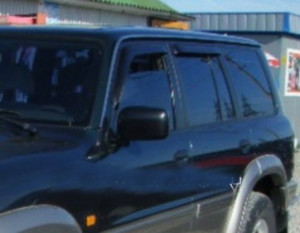 Nissan Patrol 1998-2010 - Дефлекторы окон, комплект 4 штуки, темные, EGR фото, цена