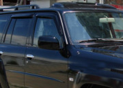 Nissan Patrol 2004-2010 - Дефлекторы окон, комплект 4 штуки, темные, EGR фото, цена