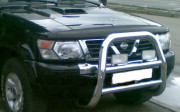 Nissan Patrol 1998-2003 - Дефлектор капота, темный, EGR фото, цена