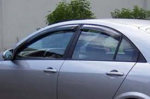 Nissan Primera 2002-2008 - Дефлекторы окон, комплект 4 штуки, дымчатые, EGR фото, цена