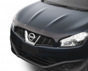 Nissan Qashqai 2010-2012 - Дефлектор капота, темный, EGR фото, цена