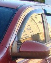 Nissan Qashqai 2007-2012 - Дефлекторы окон, комплект 2 штуки, темные, EGR фото, цена