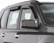 Nissan X-Trail 2007-2012 - Дефлекторы окон, комплект 4 штуки, темные, EGR фото, цена