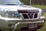 Nissan X-Trail 2001-2006 - Дефлектор капота, темный, с надписью, EGR фото, цена
