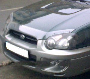 Subaru Impreza 2001-2006 - Дефлектор капота, дымчатый, EGR фото, цена