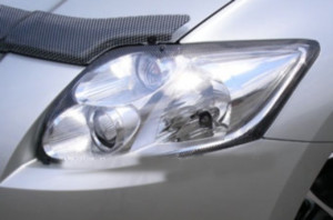 Toyota Auris 2006-2012 - Защита передних фар, карбон, EGR фото, цена