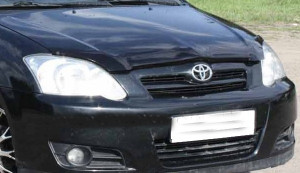 Toyota Corolla 2002-2005 - Дефлектор капота, темный. EGR фото, цена