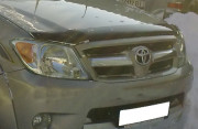 Toyota Hilux 2005-2010 - Дефлектор капота, темный. EGR фото, цена