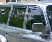 Toyota Land Cruiser 1986-1997 - Дефлекторы окон, комплект 4 штуки, темные. (EGR) фото, цена