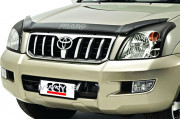 Toyota Land Cruiser Prado 2003-2008 - Дефлектор капота, темный, с надписью. (EGR) фото, цена