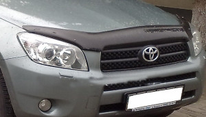 Toyota Rav 4 2006-2012 - Дефлектор капота, темный, EGR фото, цена