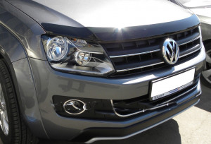 Volkswagen Amarok 2010-2012 - Дефлектор капота, темный, EGR фото, цена