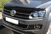 Volkswagen Amarok 2010-2012 - Дефлектор капота, темный, с надписью, EGR фото, цена