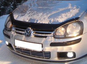 Volkswagen Golf 2004-2008 - Дефлектор капота, темный, EGR фото, цена