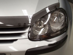 Volkswagen Golf 2004-2008 - Защита передних фар, карбон, EGR фото, цена