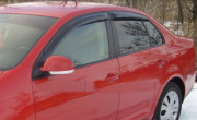 Volkswagen Jetta 2005-2010 - Дефлекторы окон, комплект 4 штуки, темные, EGR фото, цена