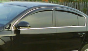 Volkswagen Passat 2006-2010 - Дефлекторы окон, комплект 4 штуки, темные, EGR фото, цена