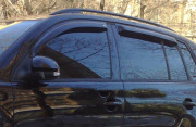 Volkswagen Tiguan 2007-2012 - Дефлекторы окон, комплект 4 штуки, темные, EGR фото, цена