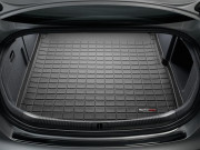 Audi A6 2005-2011 - (Sedan) Коврик резиновый в багажник, черный. (WeatherTech) фото, цена
