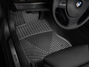 BMW 7 2009-2014 - Коврики резиновые, передние, черные. (WeatherTech) фото, цена